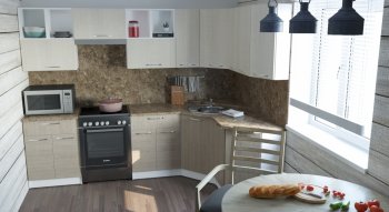 Кухонный гарнитур Ольга оптима 5 2700х1600 мм (Герда) в Кировграде - kirovgrad.mebel-e96.ru