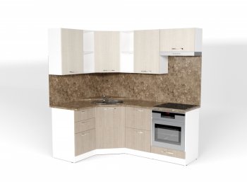 Кухонный гарнитур Ольга оптима 4 1400х2000 мм (Герда) в Кировграде - kirovgrad.mebel-e96.ru