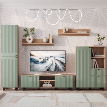 Пенал 500 мм Олива ПН-03 эвкалипт софт (БТС) в Кировграде - kirovgrad.mebel-e96.ru