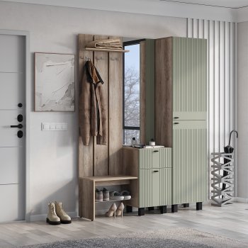 Пенал 500 мм Олива ПН-01 эвкалипт софт (БТС) в Кировграде - kirovgrad.mebel-e96.ru