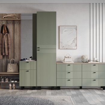 Прихожая Олива ПР-04 эвкалипт софт (БТС) в Кировграде - kirovgrad.mebel-e96.ru