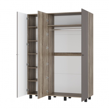 Шкаф 1500 мм 3-х створчатый Олива ШК-08 шарли муссон (БТС) в Кировграде - kirovgrad.mebel-e96.ru