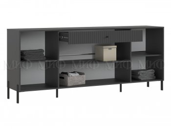 Комод Оливия Графит глянец (металл) (Миф) в Кировграде - kirovgrad.mebel-e96.ru