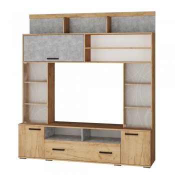 Мини-стенка ОГЦС-2 Оскар-18 крафт/ателье (Текс) в Кировграде - kirovgrad.mebel-e96.ru