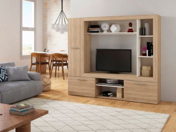 Стенка OSKAR3 дуб сонома (Генезис) в Кировграде - kirovgrad.mebel-e96.ru