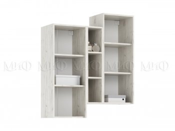 Стенка Оскар крафт белый/графит (Миф) в Кировграде - kirovgrad.mebel-e96.ru