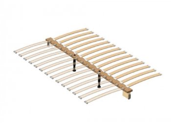 Кровать из массива Вероника Темный орех (1200х2000) (БМ) в Кировграде - kirovgrad.mebel-e96.ru