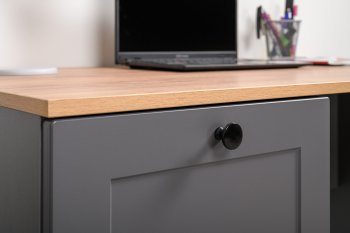 Стол письменный 12.159 Остин графит (Моби) в Кировграде - kirovgrad.mebel-e96.ru