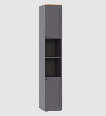 Стеллаж 16.427 Остин графит(Моби) в Кировграде - kirovgrad.mebel-e96.ru