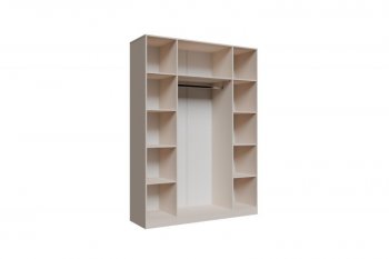 Шкаф 1600 мм Пальма, Сатин (ДСВ) в Кировграде - kirovgrad.mebel-e96.ru