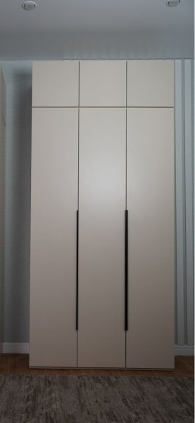 Шкаф 1200 мм Пальма с антресолью, Сатин (ДСВ) в Кировграде - kirovgrad.mebel-e96.ru