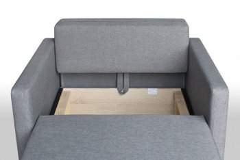 Кресло-кровать Реал 80 с подлокотниками (Графит) в Кировграде - kirovgrad.mebel-e96.ru
