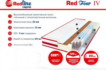 Матрас Red 4 h20 в Кировграде - kirovgrad.mebel-e96.ru