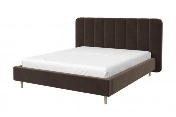 Кровать двуспальная Рино коричневый (БМ) в Кировграде - kirovgrad.mebel-e96.ru