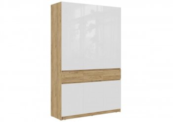 Спальный гарнитур Роджина крафт/белый, модульный (Миф) в Кировграде - kirovgrad.mebel-e96.ru