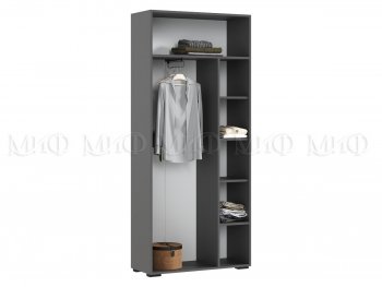 Шкаф 800 мм Роджина графит/крафт белый (Миф) в Кировграде - kirovgrad.mebel-e96.ru