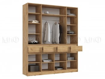 Шкаф 2000 мм 4-х ств. Роджина крафт/изумруд (Миф) в Кировграде - kirovgrad.mebel-e96.ru