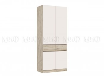 Шкаф 1000 мм Роджина крафт серый/кашемир (Миф) в Кировграде - kirovgrad.mebel-e96.ru