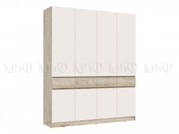 Спальный гарнитур Роджина крафт серый/кашемир, модульный (Миф) в Кировграде - kirovgrad.mebel-e96.ru