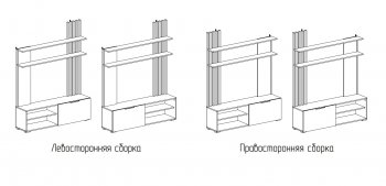 Стенка Роджина крафт/белый гл. (Миф) в Кировграде - kirovgrad.mebel-e96.ru