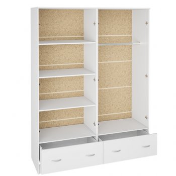 Шкаф 1600 мм Ронда ШК-4 белое дерево (ИЦ) в Кировграде - kirovgrad.mebel-e96.ru