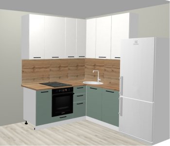 Кухонный гарнитур угловой 2000*1400 мм (Санвут) в Кировграде - kirovgrad.mebel-e96.ru