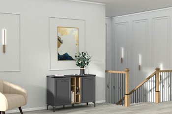 Прихожая Шарм модульная Антрацит (Диал) в Кировграде - kirovgrad.mebel-e96.ru