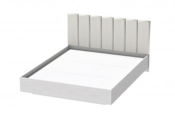 Кровать Шарм (арт.031), настил, экокожа Sontex Milk (Диал) в Кировграде - kirovgrad.mebel-e96.ru | фото