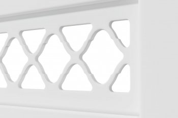 Кровать из массива Шейла белый античный (БМ) в Кировграде - kirovgrad.mebel-e96.ru