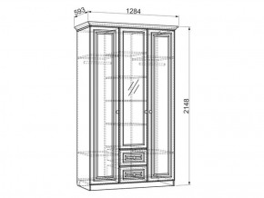 Шкаф 1300 мм 3-х створчатый Белла (Мебельсон) в Кировграде - kirovgrad.mebel-e96.ru