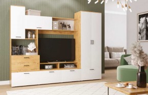 Шкаф Дуся 640 мм, ДШ 67.1, дуб бунратти/белый бриллиант (ДСВ) в Кировграде - kirovgrad.mebel-e96.ru