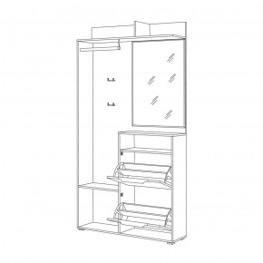 Шкаф комбинированный 10.13 Темпо в Кировграде - kirovgrad.mebel-e96.ru