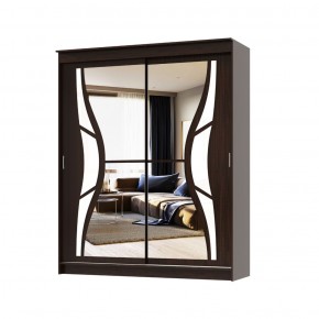 Шкаф-купе Бабочка 2,0 серия Альянс (Венге) в Кировграде - kirovgrad.mebel-e96.ru