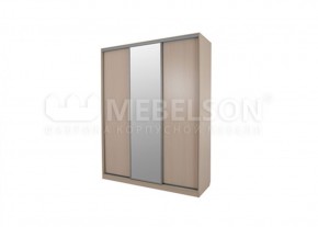 Шкаф-купе Бассо 1-600 (полки слева) в Кировграде - kirovgrad.mebel-e96.ru