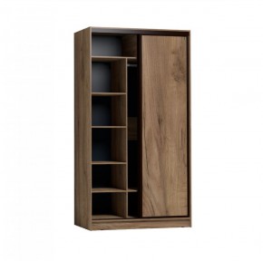 Шкаф-купе Домашний 1200 дуб табачный Craft зеркало без зеркала в Кировграде - kirovgrad.mebel-e96.ru