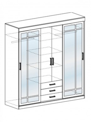 Шкаф-купе Лидер 2К 1700 мм (СтендМ) в Кировграде - kirovgrad.mebel-e96.ru