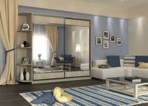 Шкаф-купе Юлия 2200 (Зеркало/Зеркало) ЛДСП в Кировграде - kirovgrad.mebel-e96.ru