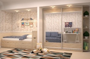 Шкаф-купе Юлия 2200 (Зеркало/Зеркало) ЛДСП в Кировграде - kirovgrad.mebel-e96.ru