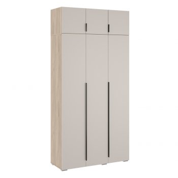 Шкаф 1200 мм распашной Осло с антресолью (ручка торцевая) (Риннер) в Кировграде - kirovgrad.mebel-e96.ru