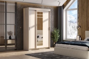 Шкаф-купе ШКП-7 1300 мм ясень анкор (СВ) в Кировграде - kirovgrad.mebel-e96.ru