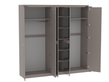 Шкаф 2300 мм 5 дверный Сиде (СБК) в Кировграде - kirovgrad.mebel-e96.ru