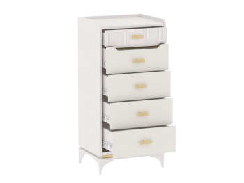 Комод высокий Сиде Белый (СБК) в Кировграде - kirovgrad.mebel-e96.ru