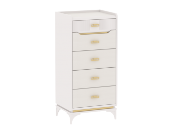 Комод высокий Сиде Белый (СБК) в Кировграде - kirovgrad.mebel-e96.ru