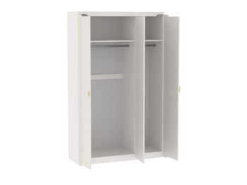 Шкаф 1400 мм 3-дверный Сиде Белый (СБК) в Кировграде - kirovgrad.mebel-e96.ru