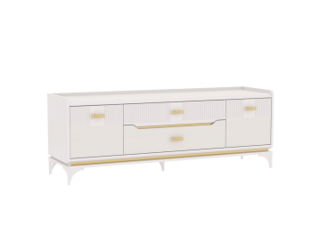 Тумба ТВ Сиде, Белый (СБК) в Кировграде - kirovgrad.mebel-e96.ru