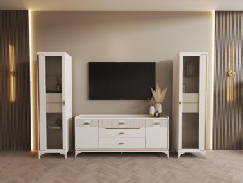 Стенка Сиде Белая (СБК) в Кировграде - kirovgrad.mebel-e96.ru