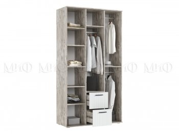 Шкаф 1200 мм Сильвия, дуб юкон/кашемир (Миф) в Кировграде - kirovgrad.mebel-e96.ru
