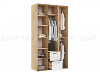 Шкаф 1200 мм Сильвия, крафт/белый (Миф) в Кировграде - kirovgrad.mebel-e96.ru