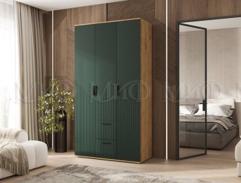 Шкаф 1200 мм Сильвия, крафт/грин (Миф) в Кировграде - kirovgrad.mebel-e96.ru