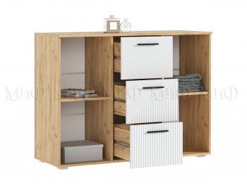 Комод Сильвия, крафт/белый (Миф) в Кировграде - kirovgrad.mebel-e96.ru